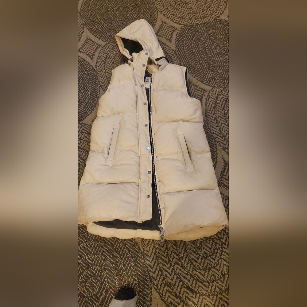 COPY - BOD & CHRISTENSEN  Leather Puffer Vest NWTS sz.M